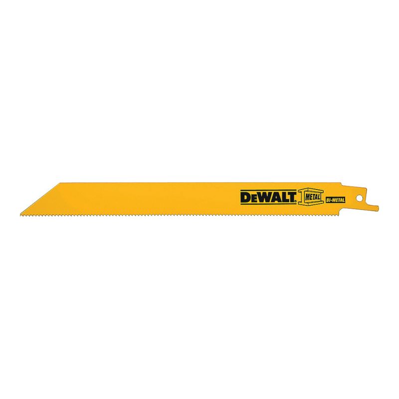 DeWALT DW4813B25 Reciprocating Saw Blade, 3/4 in W, 6 in L, 24 TPI Yellow