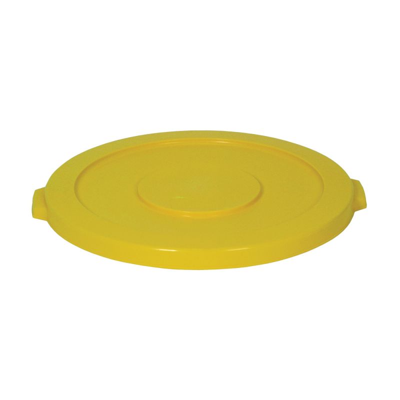 Continental Commercial Huskee 3201YW Receptacle Lid, 32 gal, Plastic, Yellow, For: Huskee 3200 Container 32 Gal, Yellow