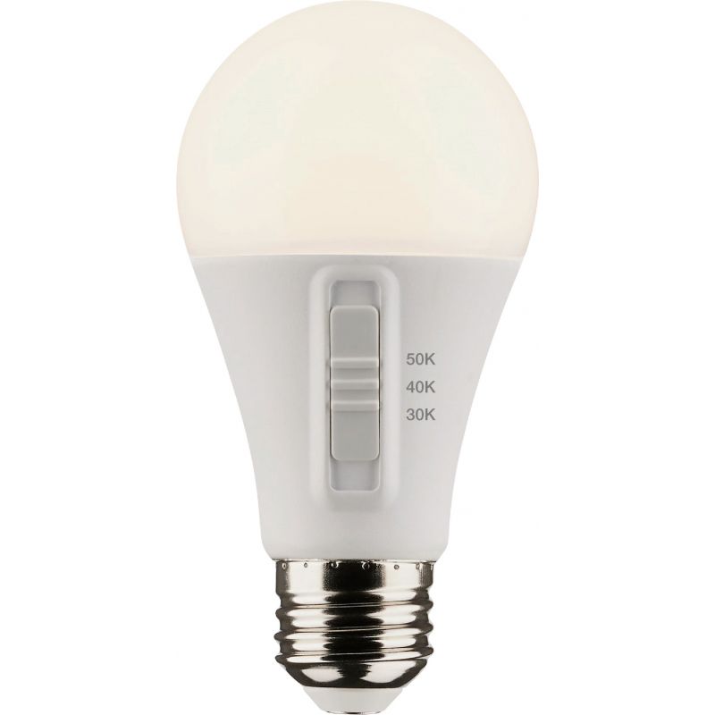 Satco Color Quick 3CCT LED A19 Light Bulb
