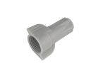 Gardner Bender Hex-Lok 25-2H2 Wire Connector, 14 to 6 AWG Wire, Copper Contact, Thermoplastic Housing Material, Gray Gray
