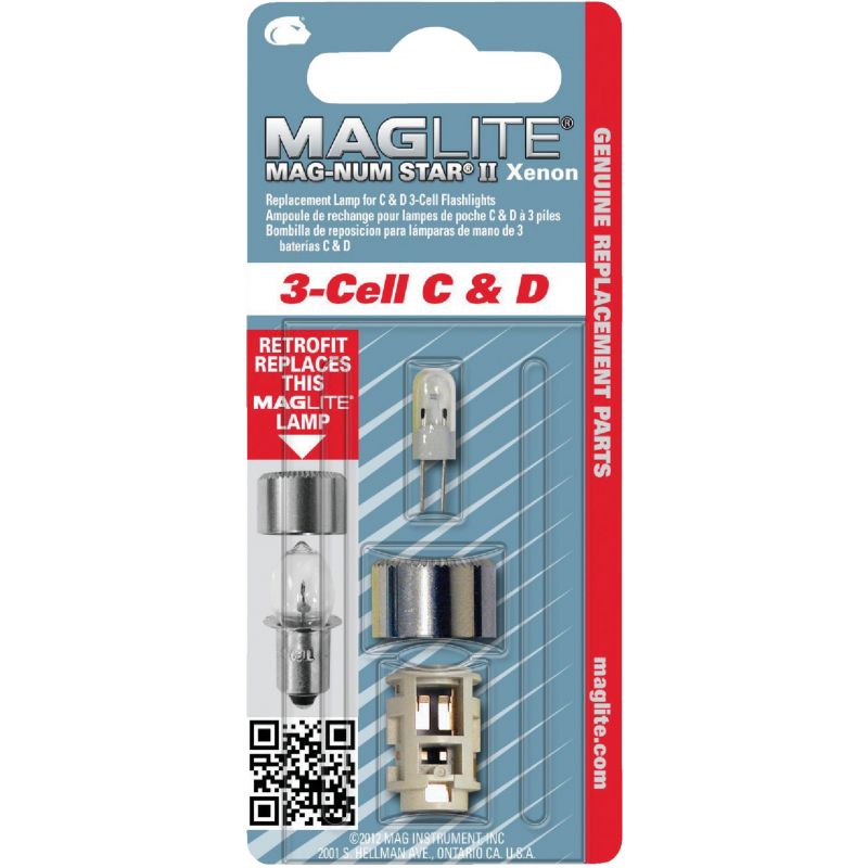 Maglite Xenon Replacement Flashlight Bulb