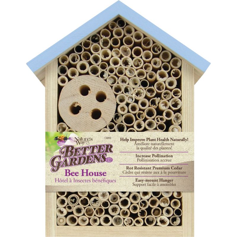 Nature&#039;s Way Cedar Bee House Assorted