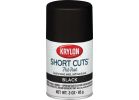 Krylon Short Cuts Enamel Spray Paint Black, 3 Oz.