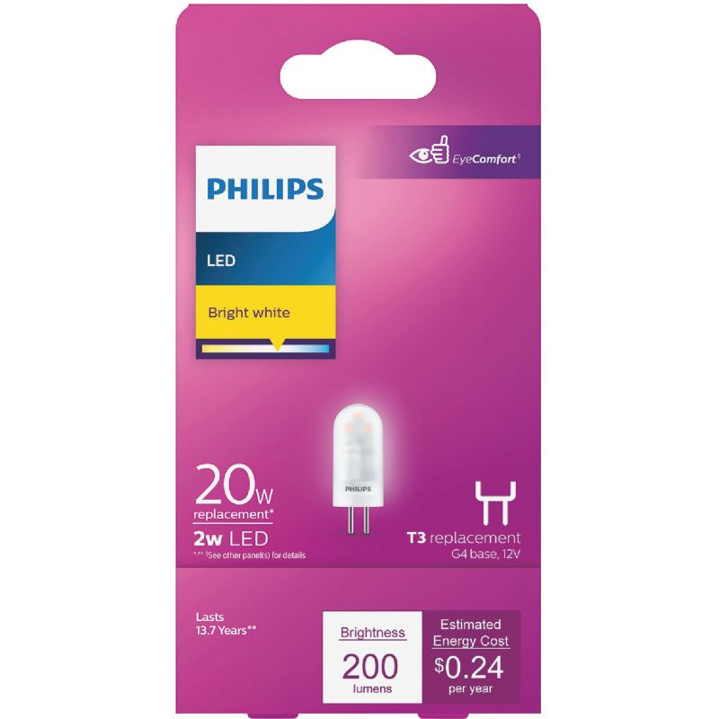 Philips T3 Bi-Pin LED Landscape Low Voltage Light Bulb
