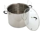 Ball Collection Elite Stainless Steel Canner Holds 7 Qt. Jars, 21 Qt., Silver