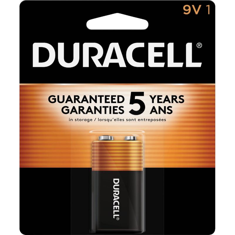 Duracell CopperTop 9V Alkaline Battery 580 MAh