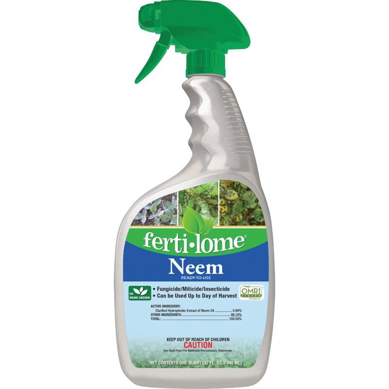 Ferti-lome Fungicide, Insecticide, Miticide Neem Oil 32 Oz., Trigger Spray