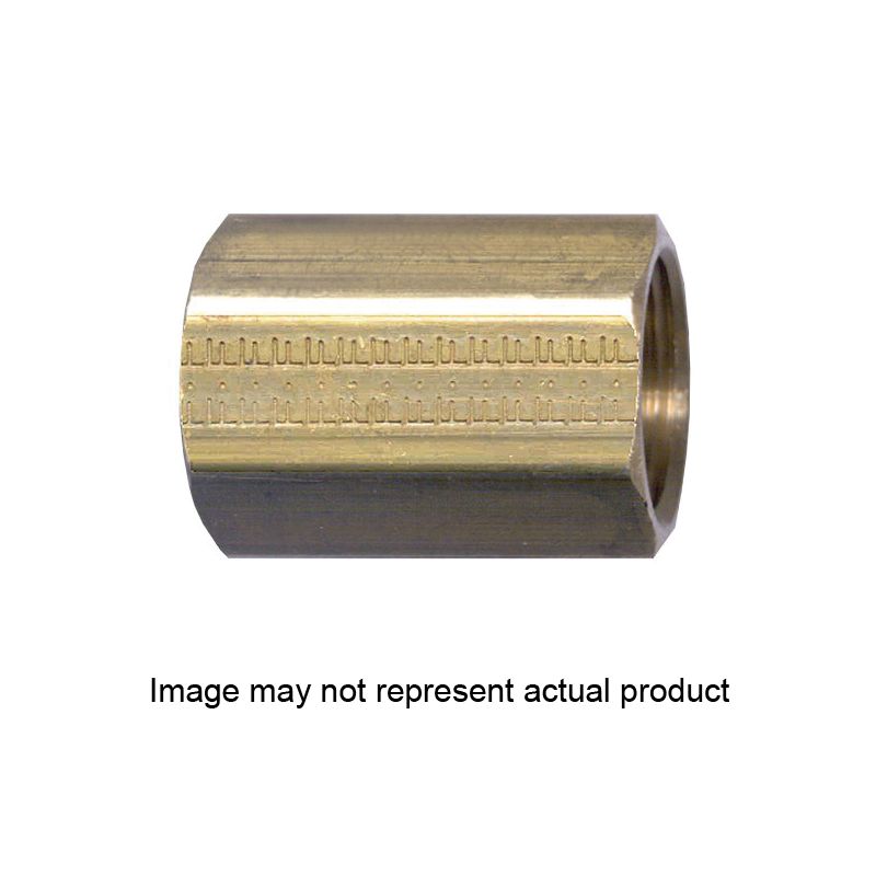Fairview 103-D Pipe Coupling, 1/2 in, FPT, Brass, 1200 psi Pressure