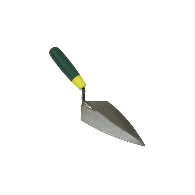 Richard PP-307 Pointing Trowel, 7 in L Blade, 3-1/2 in W Blade, HCS Blade, Rubber Handle 7 In