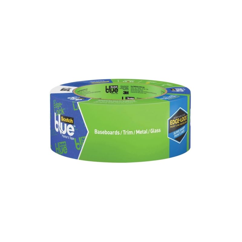 ScotchBlue 2093EL-48N Painter&#039;s Tape, 60 yd L, 1.88 in W, Smooth Crepe Paper Backing, Blue Blue