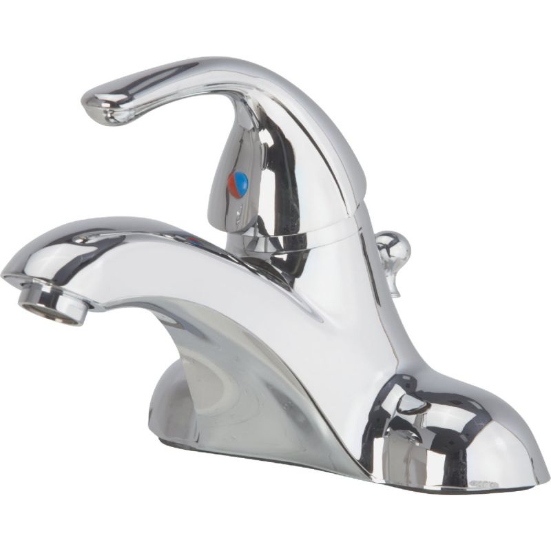 Home Impressions 1-Handle 4 In. Centerset Bathroom Faucet with Pop-Up