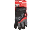 Milwaukee Performance Fingerless Work Glove M, Red &amp; Black