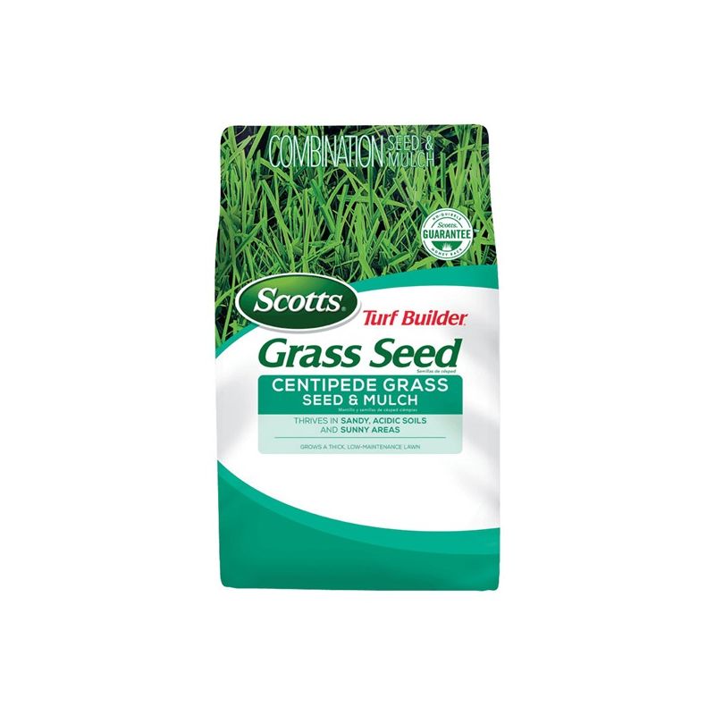 Scotts 18365 Centipede Grass Seed and Mulch, 5 lb Bag Bluish-Gray/Gray-Brown/Tan