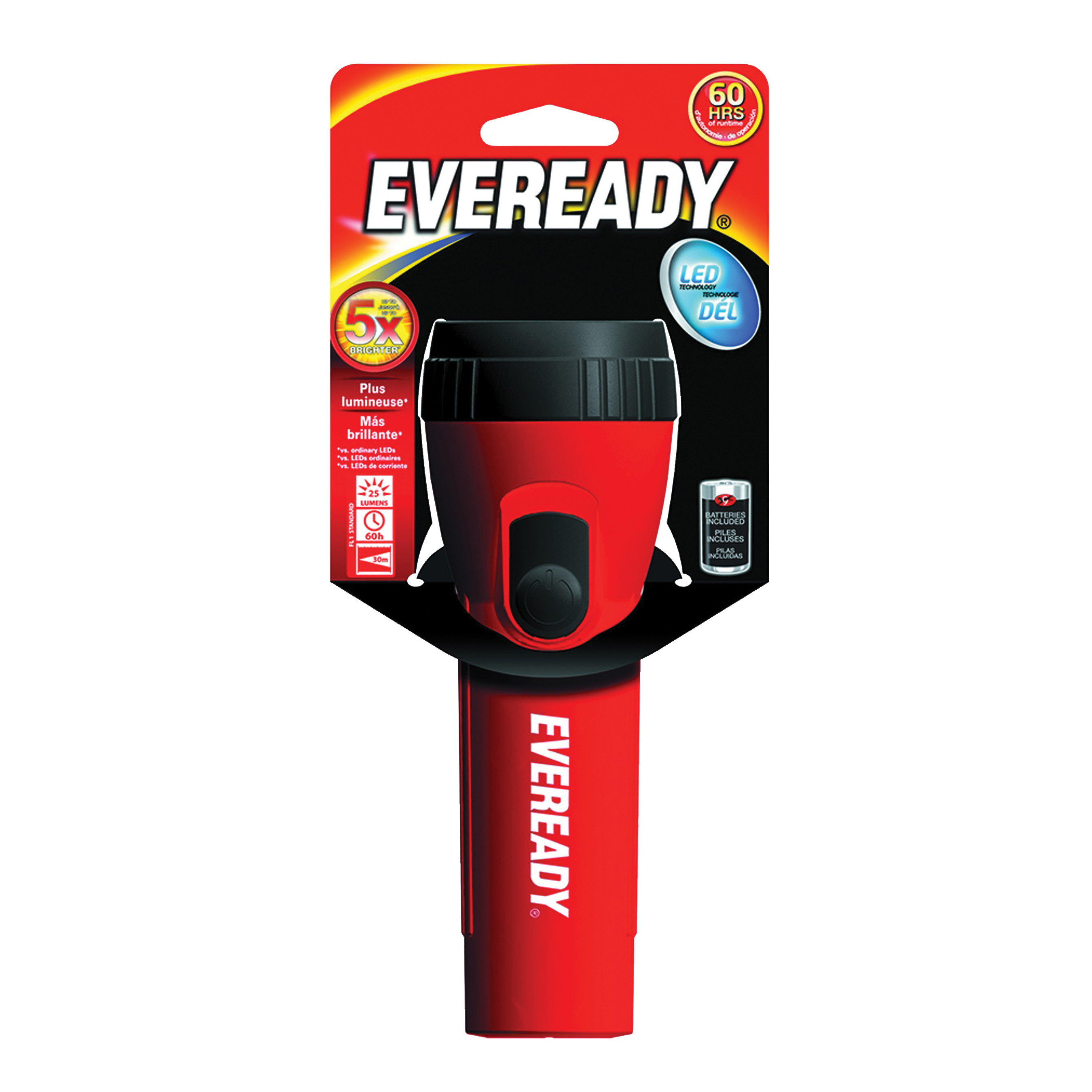 Energizer 1251L 2D Eveready Industrial Economy LED Flashlight