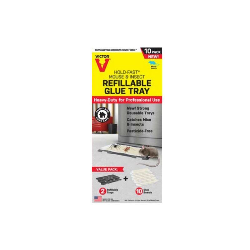 Victor Hold-Fast Disposable Mouse and Insect Glue Board Traps (10