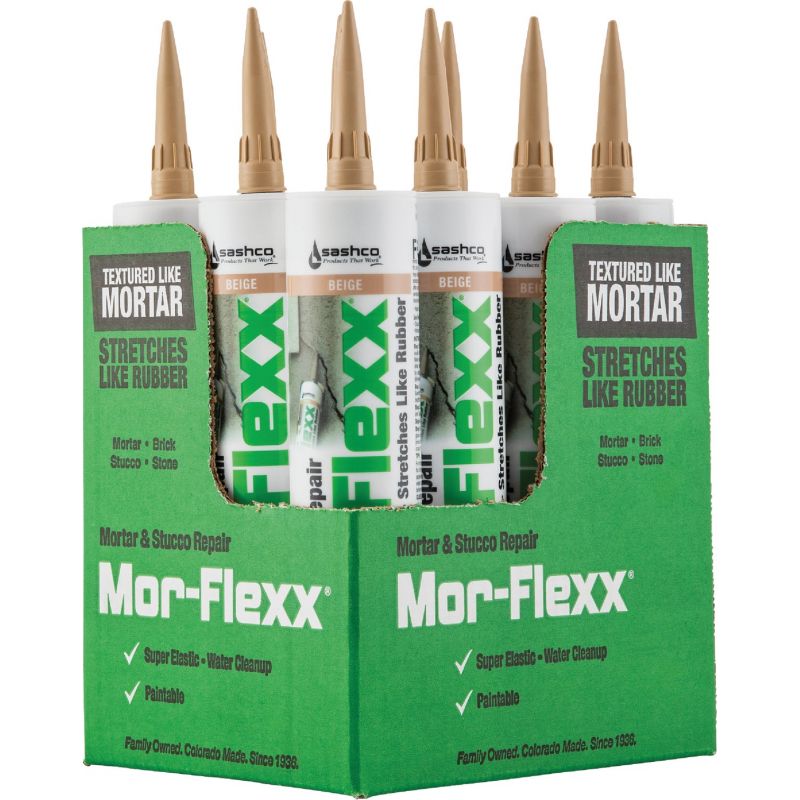 Mor-Flexx Stucco &amp; Mortar Sealant 10.5 Oz., Beige