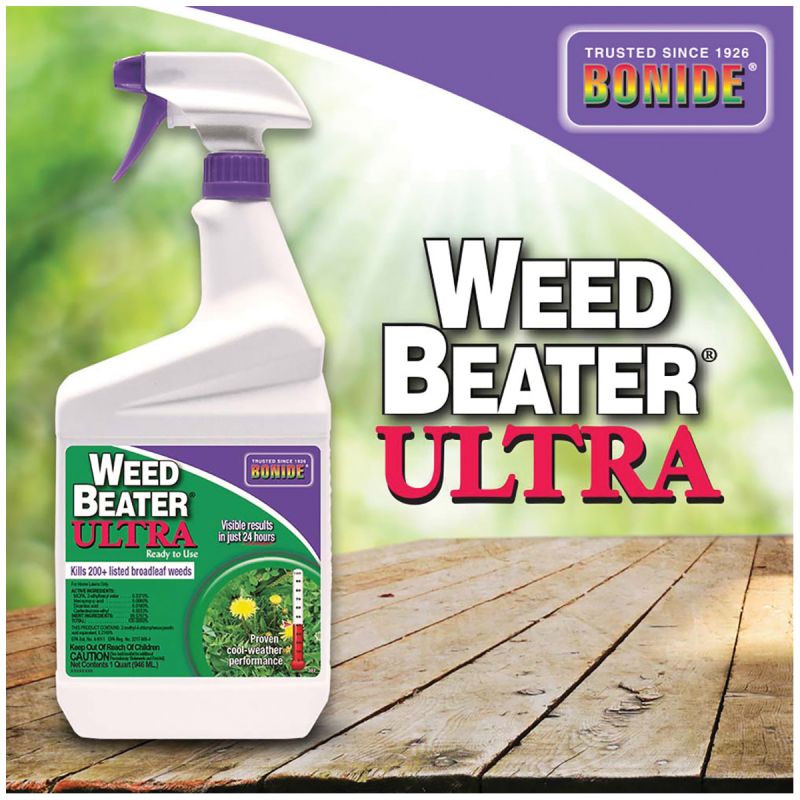 Bonide Weed Beater 307 Weed Killer, Liquid, Spray Application, 1 qt White