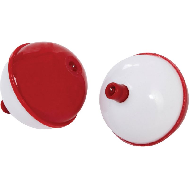 SouthBend Push-Button Fishing Bobber Floats Red &amp; White