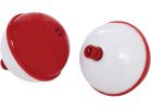SouthBend Push-Button Fishing Bobber Floats Red &amp; White
