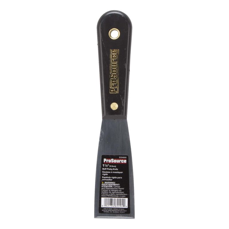 ProSource 01031-3L Putty Knife with Rivet, 1-1/2 in W HCS Blade 3.75 In