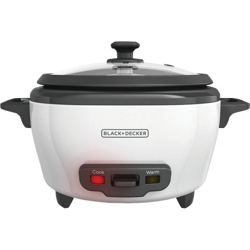 Black &amp; Decker Rice Cooker 6 Cup, White