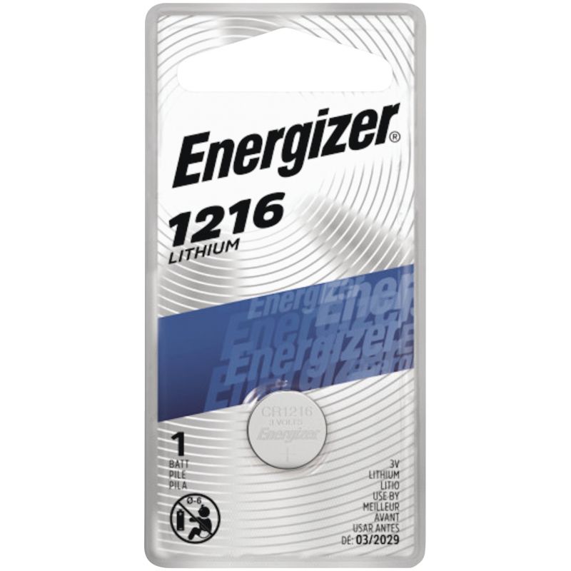 Energizer 1216 Lithium Coin Cell Battery 34 MAh