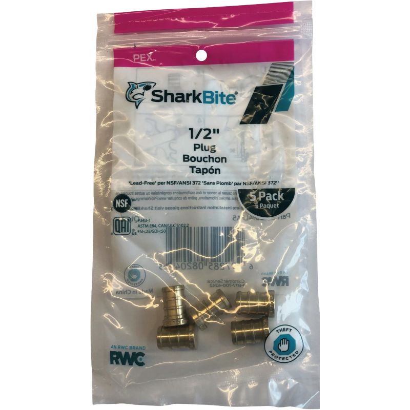 SharkBite Brass PEX Test Plug