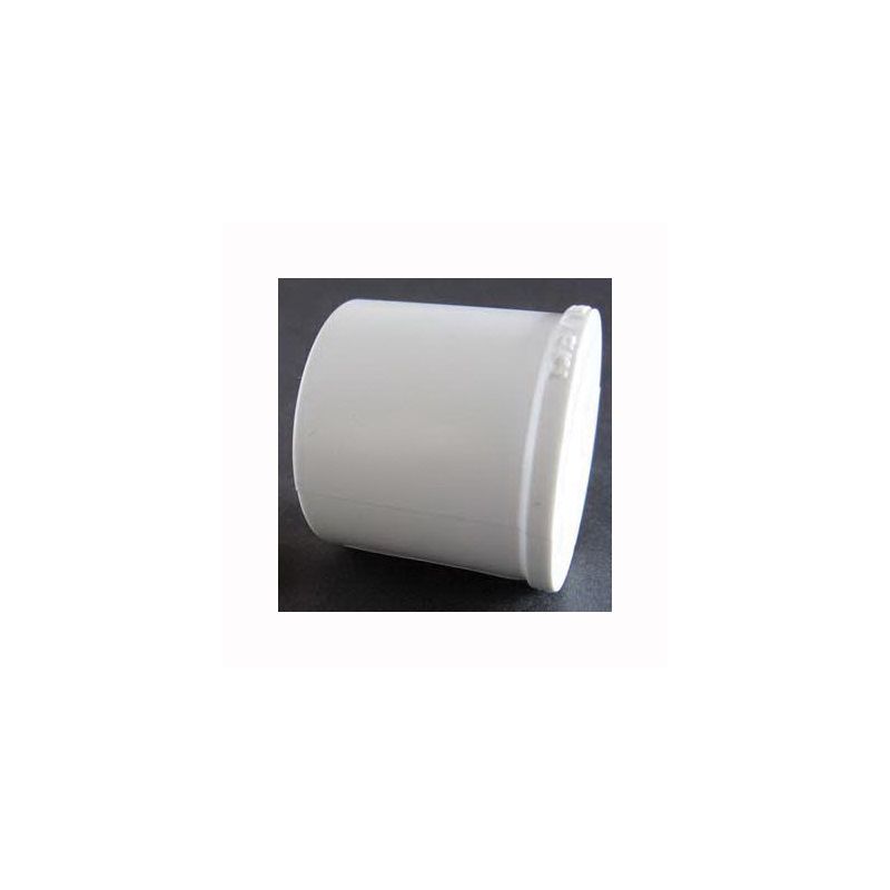 IPEX 435633 Pipe Plug, 1 in, Male Spigot, PVC, White, SCH 40 Schedule White