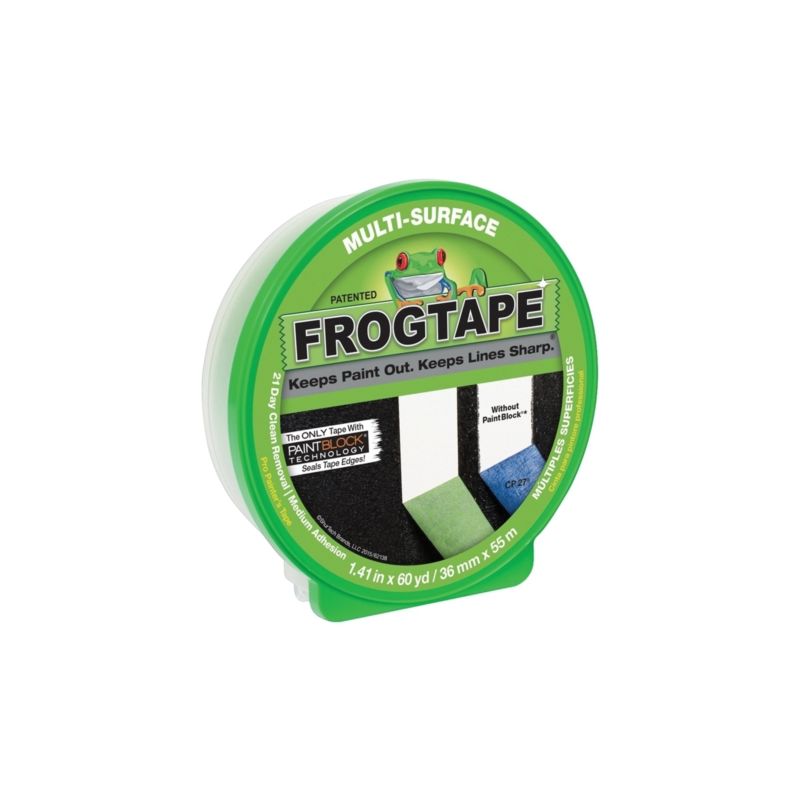Buy FrogTape 1408436 Painting Tape, 60 yd L, 1.41 in W, Green Green