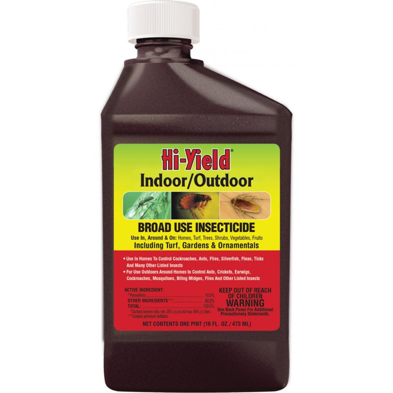 Hi-Yield Indoor &amp; Outdoor Broad Use Insect Killer 16 Oz., Pourable