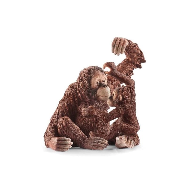 Schleich-S 14775 Figurine, 3 to 8 years, Female Orangutan, Plastic