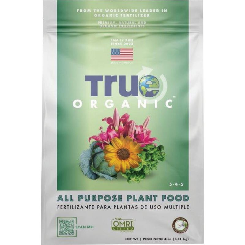 True Organic All Purpose Dry Plant Food 4 Lb.