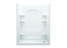 Sterling Ensemble 72175100-0 Shower End Wall Set, 71-1/4 in L, 30 in W, Vikrell, High-Gloss, Alcove Installation, White White