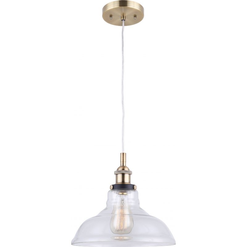 Home Impressions Brass Pendant Ceiling Light Fixture 10-3/4 In. W. X 60 In. L.