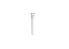 Insta-Plumb 40-12IPK Pipe Extension Tube, 1-1/2 in, 12 in L, Push-to-Connect, Plastic, White White