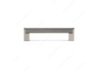 Richelieu BP520128195 Cabinet Pull, 5-23/32 in L Handle, 21/32 in H Handle, 1-1/2 in Projection, Metal/Stainless Steel Contemporary