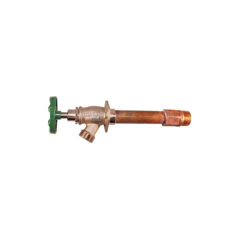arrowhead 455-10LF Frost-Free Standard Wall Hydrant, 1/2, 3/4 x 3/4 in Connection, FIP/MIP x Male Hose, 125 psi Pressure