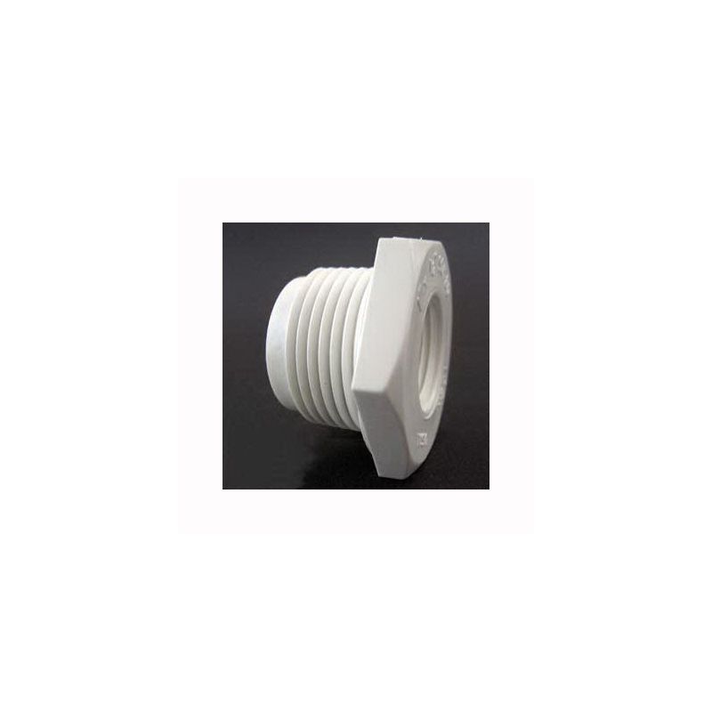 IPEX 435711 Reducing Bushing, 2 x 1 in, MPT x FPT, White, SCH 40 Schedule, 150 psi Pressure White