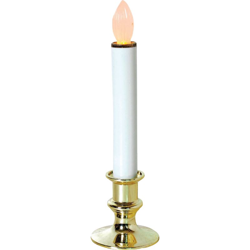 J Hofert Battery Operated Candle With Timer Gold