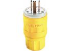 Leviton Wetguard Cord Plug Yellow, 15