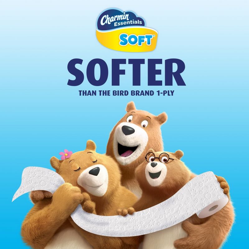 Charmin Essentials Soft 60251 Toilet Paper, Paper (Pack of 3)