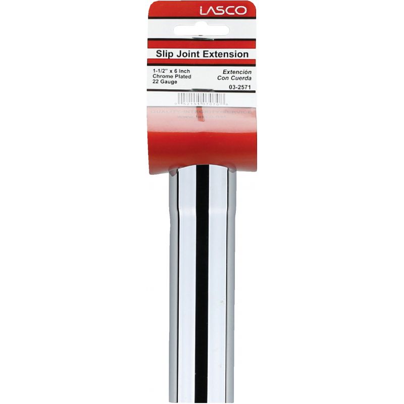 Lasco Chrome Plated Slip Joint Extension Tube 1-1/2 In. X 6 In.