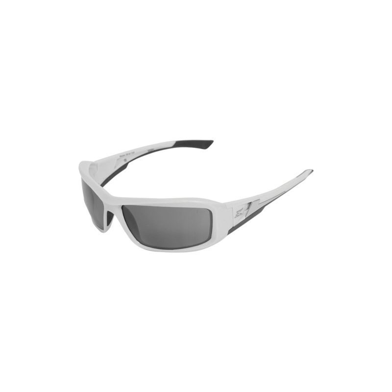 Edge XB146 Non-Polarized Safety Glasses, Unisex, Polycarbonate Lens, Full Frame, Nylon Frame, White Frame