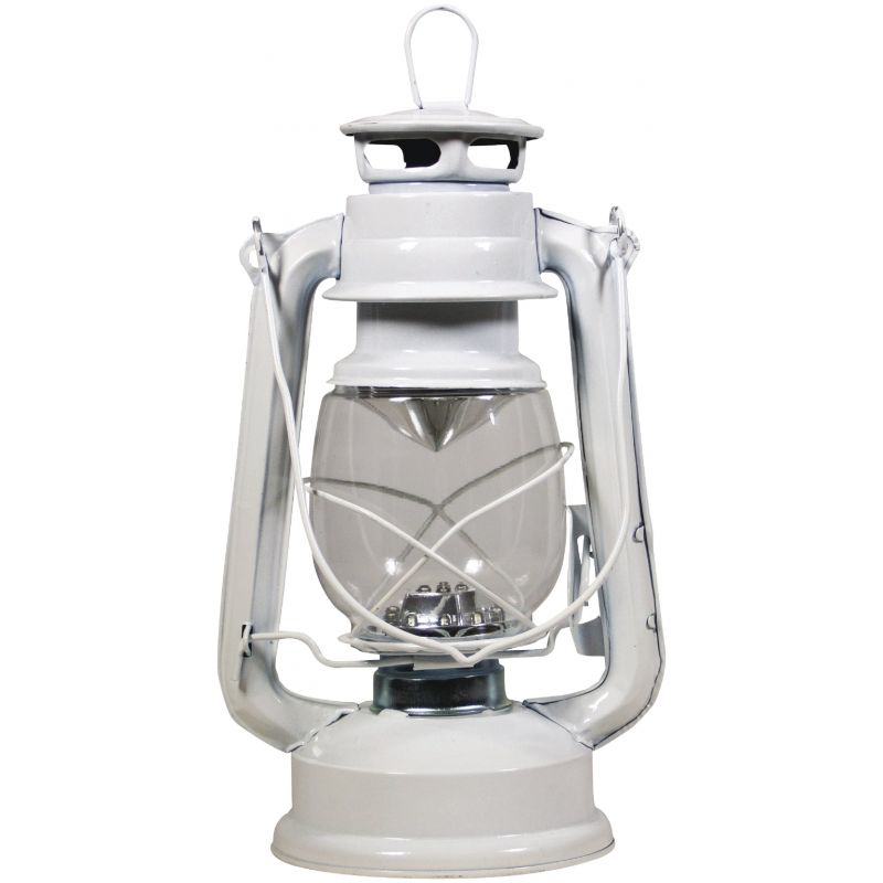 Alpine LED Hurricane Patio Lantern White