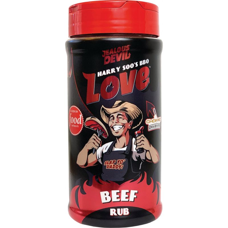 Jealous Devil Love Beef Rub Shake Spice 12 Oz.