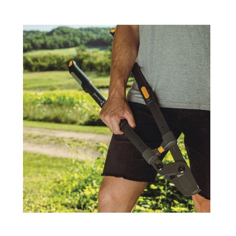 Woodland Tools Co LeverAction 25-3005-100 Heavy-Duty Extendable Lopper, 1-3/4 in Cutting Capacity, HCS Blade