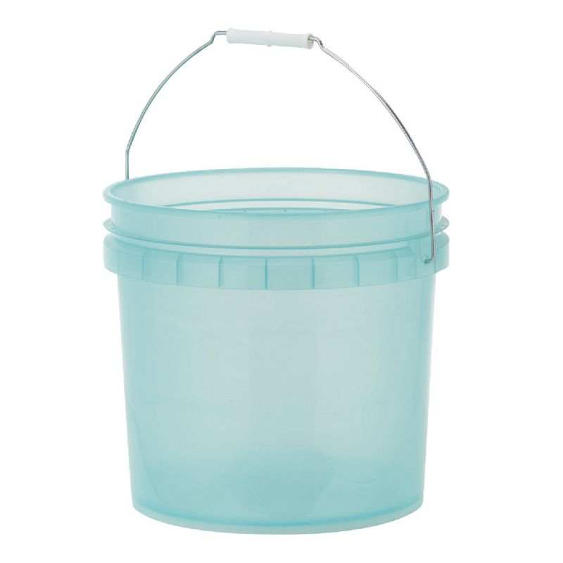 Encore Plastics 3.5-Gallon and 5-Gallon Blue Plastic Bucket Lid at