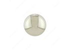 Richelieu BP80930180 Knob, 31/32 in Projection, Metal, Polished Nickel 1-3/16 In, Gray, Transitional