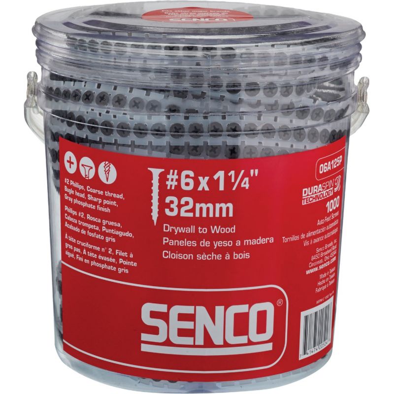 Senco DuraSpin Collated Drywall Screw #6