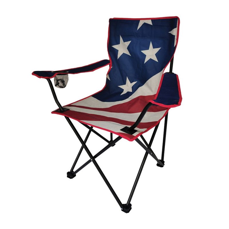 Seasonal Trends Folding Chair, American Flag
